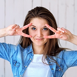 woman posing